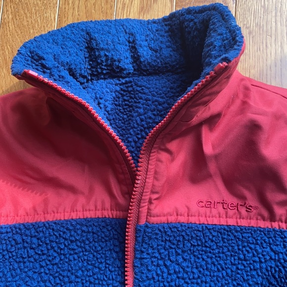 Carter’s Reversible Sweatshirt/Coat 3T - Picture 6 of 9